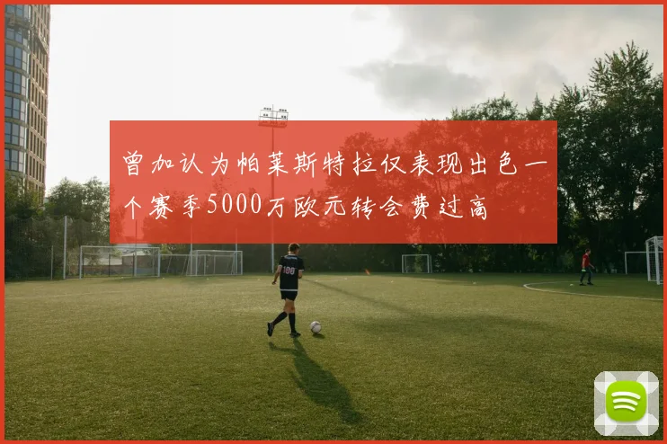 曾加认为帕莱斯特拉仅表现出色一个赛季5000万欧元转会费过高